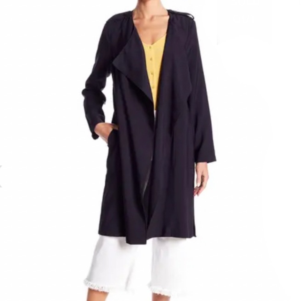 ELODIE DRAPE COLLAR TRENCH COAT BNWOT
